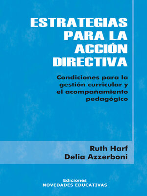 cover image of Estrategias para la acción directiva
